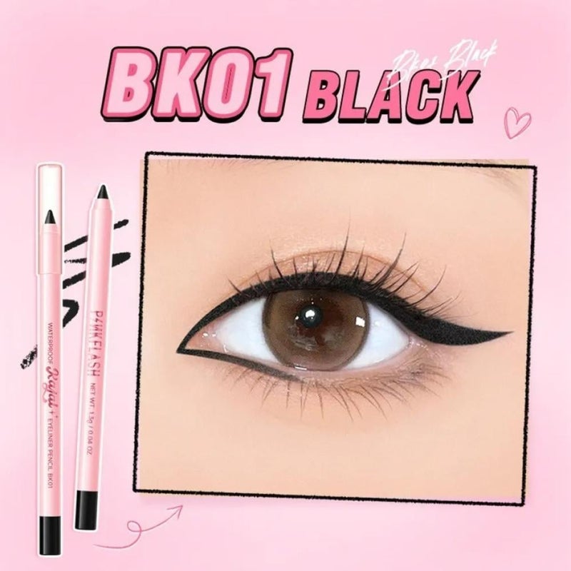 قلم كحل كاجال مقاوم للماء لون أسود BK01-Black